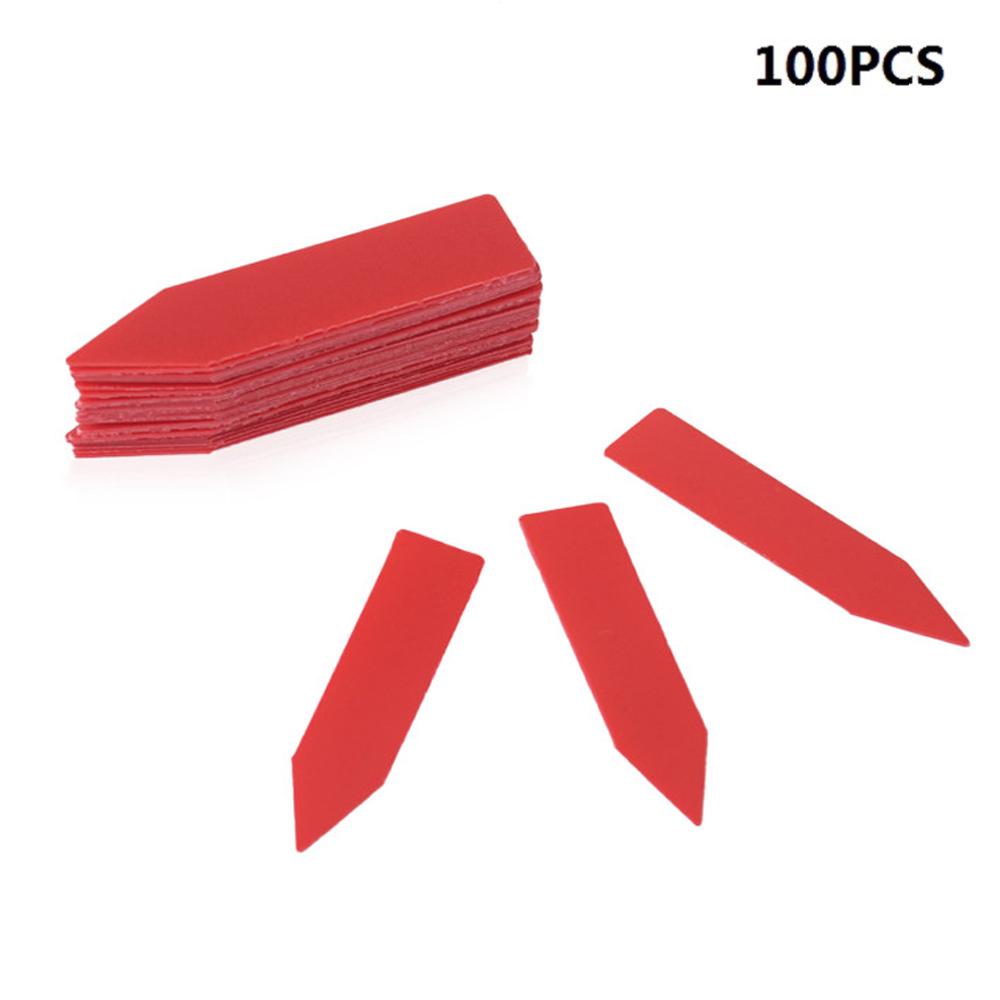 100Pcs Garden Plant Labels Plant Accessories Flower Pots Plastic Plant Tags Nursery Markers Seedling Labels Tray Mark Diy Tools