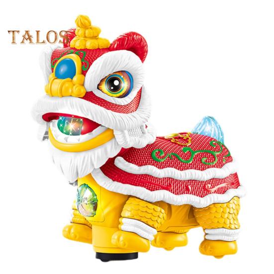 

Електричний танцюючий лев іграшка зі світлодіодним світлом Музика Автоматичне уникнення перешкод Діти Хитаюча голова Мультфільм Пробуджений Лев Іграшка Малюки Хлопчики Дівчата Подарунок