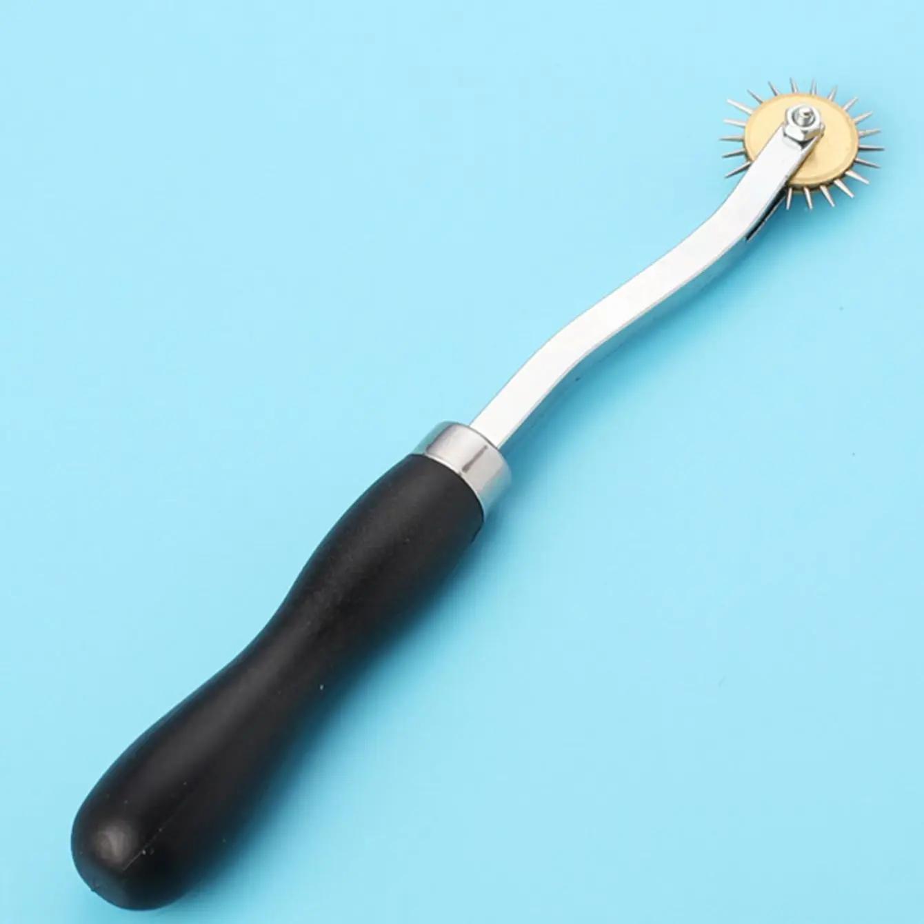 

1 шт. Инструмент для разметки швов, Игла-колесо для разметки, Инструмент для разметки швов случайного цвета, Колесо для прошивки кожи чёрный