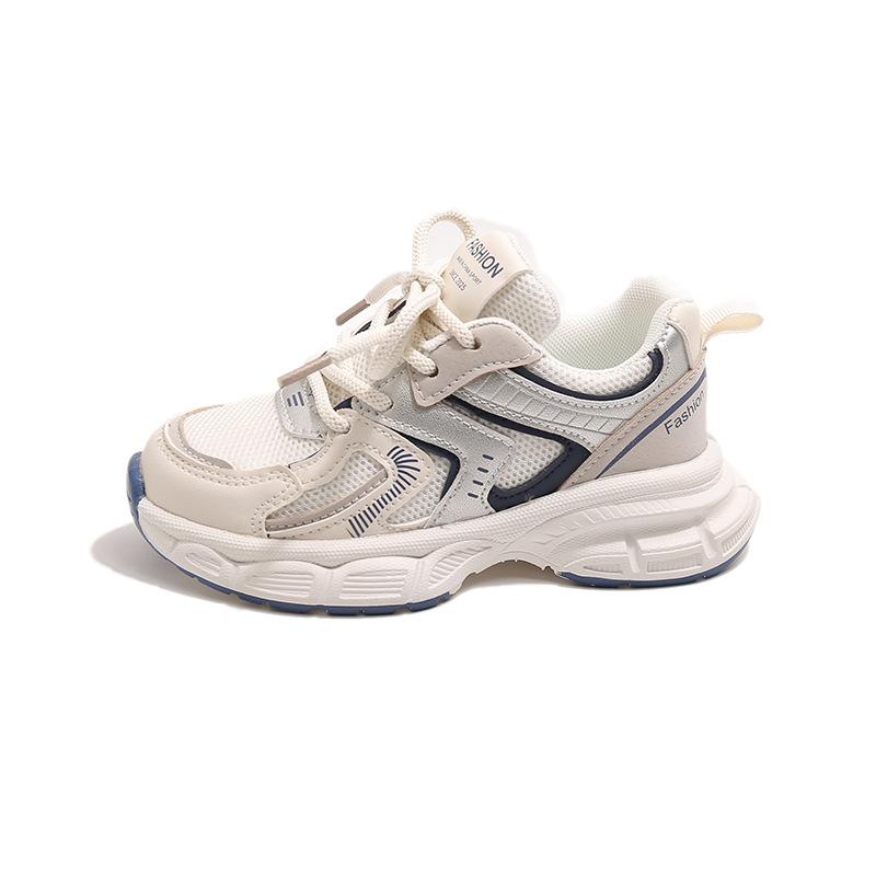 

2025 spring and summer new versatile little dad shoes women s thick-soled heightening casual women s shoes mesh breathable sports shoes 30 синий