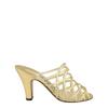 Kimo 2 Strappy Mules Gold