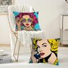 Fashion Pop Comic Portrait Pillow Case Office Cushions Suitable For Sofa Car Bedroom Decorative Cushion Cover