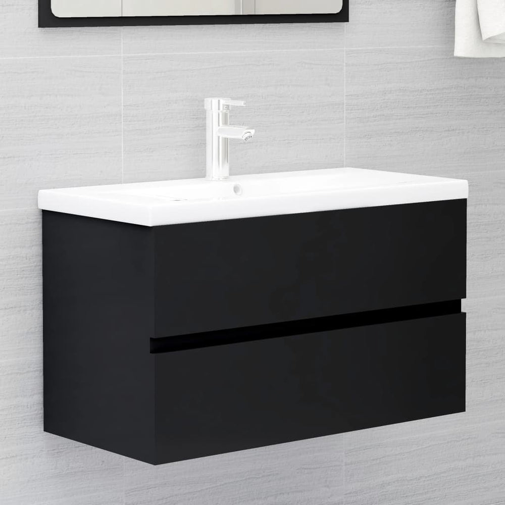 Armoire d'évier avec lavabo intégré  Aggloméré