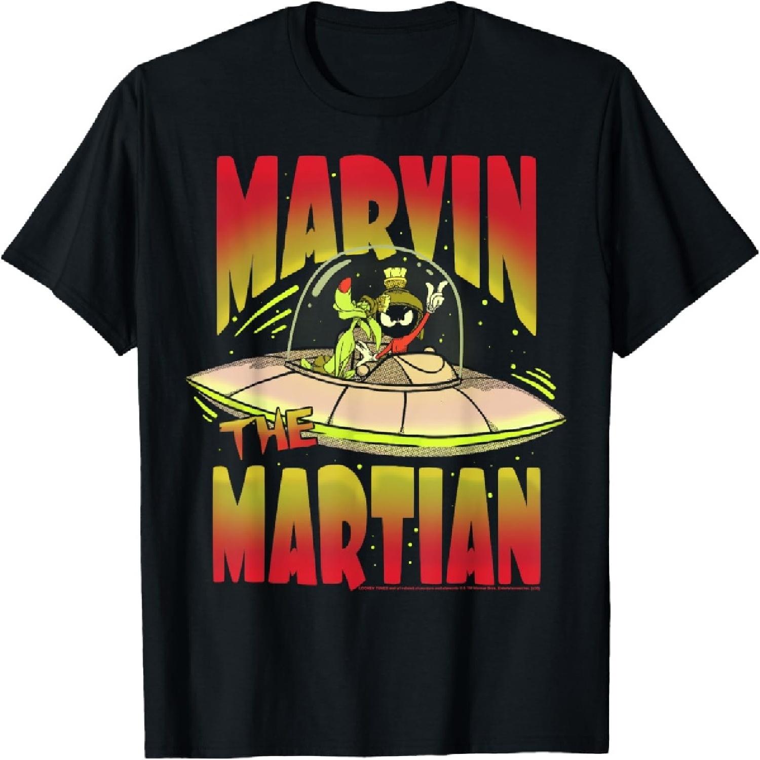 Looney Tunes Marvin The Martian Space Flight T-Shirt XXXXXL разноцветный