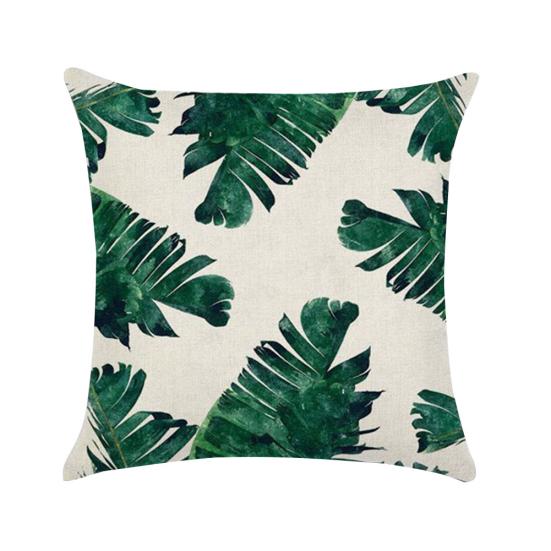 Monstera Leaf Square Povlečení na polštář Povlak na polštář Rozkládací pohovka Dekor do auta