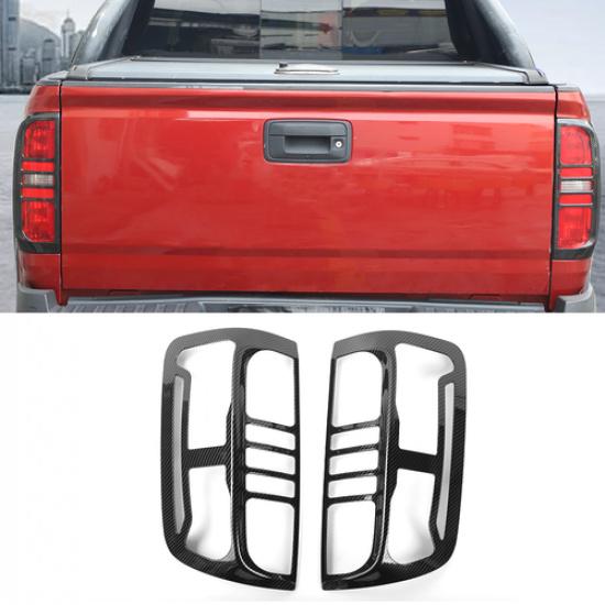 2x Taillight Taillamp Tail Light Lamp Guard Bezels For 2014- Chevy Colorado