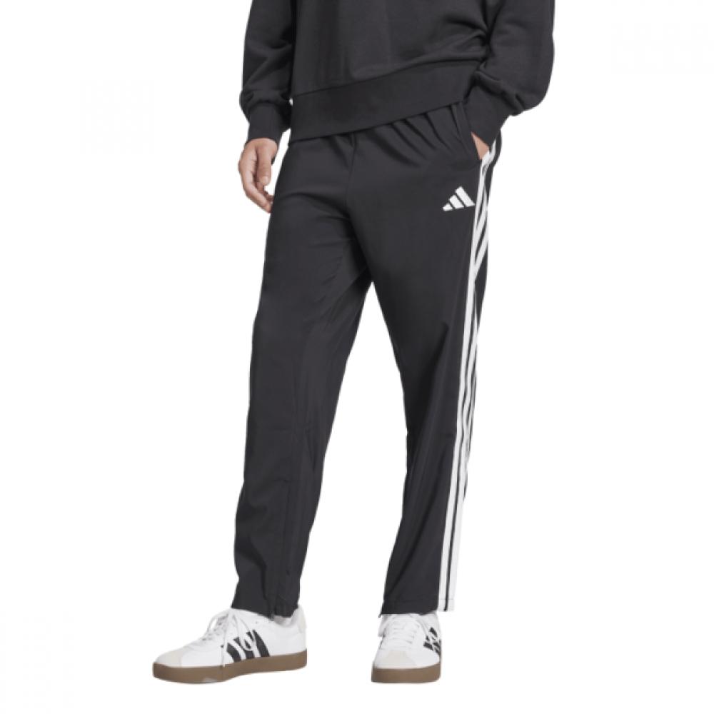AdidaS Men S Woven 3S Open Hem Stanford pantS Black AS