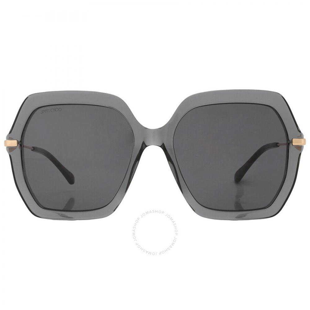 

Jimmy Choo Серые шестиугольные женские солнцезащитные очки ESTHER S 0C8W IR 57