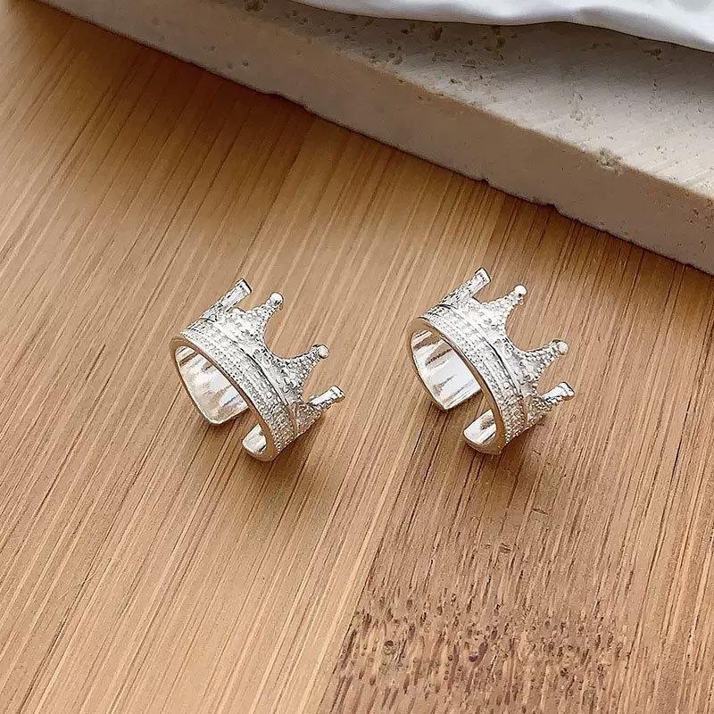 Crown Ear Clip Women's New Earrings Light Luxury Niche Design Earrings Spring and Summer