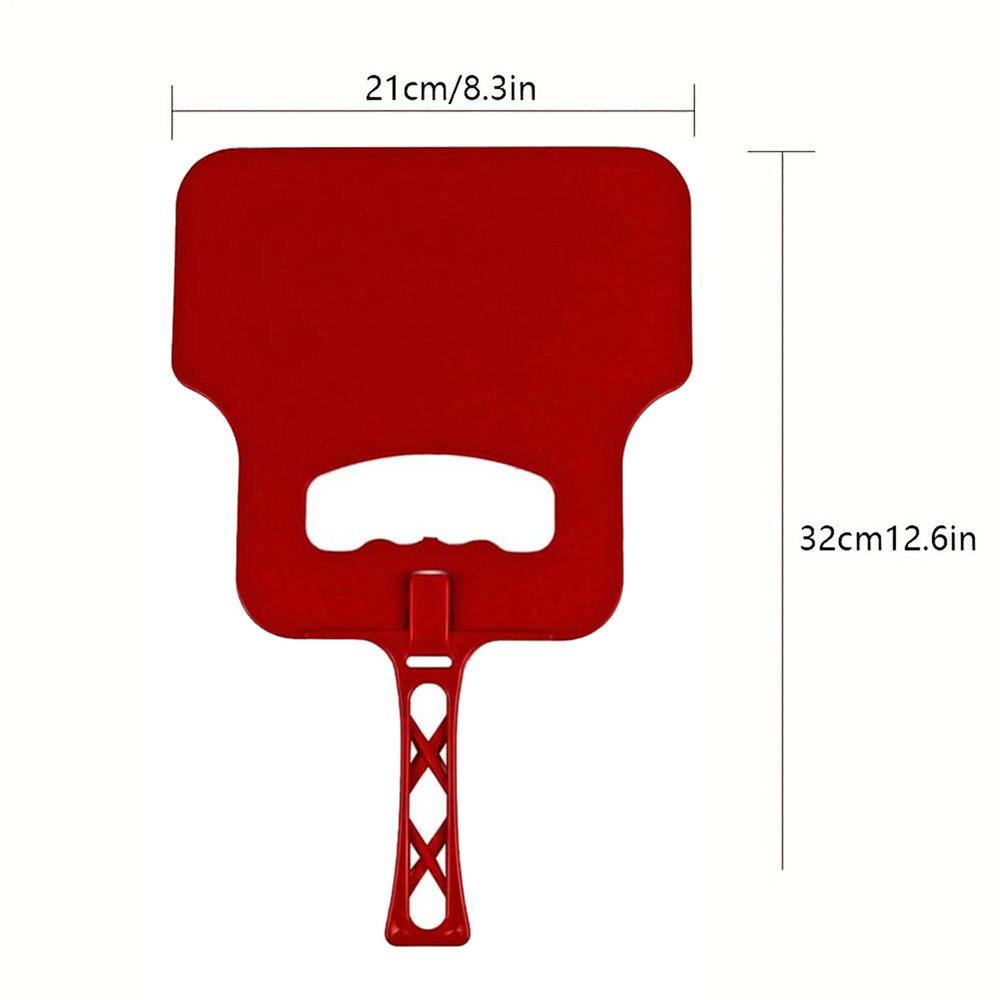 

Barbecue Fan BBQ Hand Crank Blower Tool Manual Combustion Support For Outdoor Camping Cooking BBQ Griil Hand Fan червоний