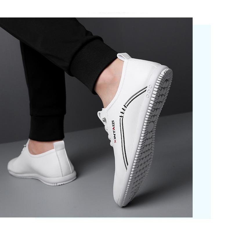 Herren Freizeitschuhe, Herren Sportschuhe, Lederschuhe mit weicher Sohle, Bequeme Herrenschuhe