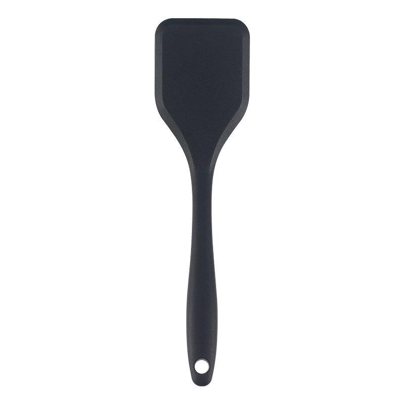 

1 шт. Силиконовая кулинарная лопатка для слива, Плотная лопатка, Лопатка для жарки рыбы и омлета, Антипригарная лопатка, Кухонные инструменты для приготовления пищи чёрный