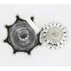 Crystal Crown Car Fragrance Diffuser,Perfume Bottle Holder Ornament Interior Decoration Car Home Office Air Freshener Perfume Diffuser Decor (Silver)