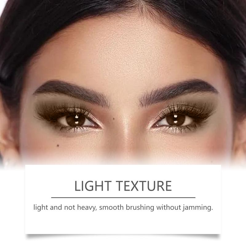 Brown Eyelash Mascara Waterproof Long Lasting Lengthening Curling Formula For Party Makeup Or Daily Office Use