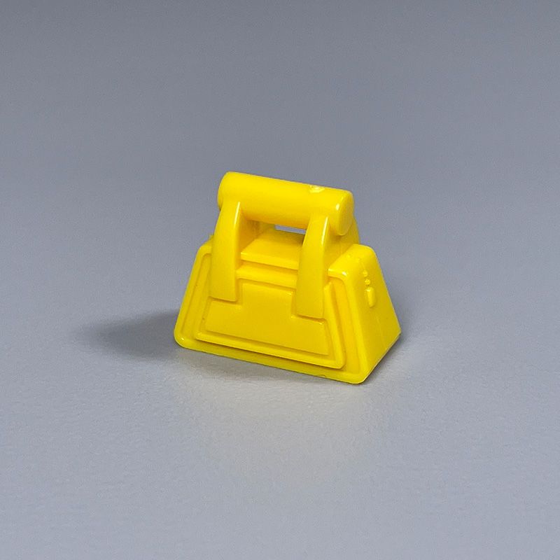 

MOC Small Particles Building Blocks Doll Handheld Accessories Spare Parts 93091 Women s Handbag Girl s Toy Travel Photo 1 ladies handbag yellow