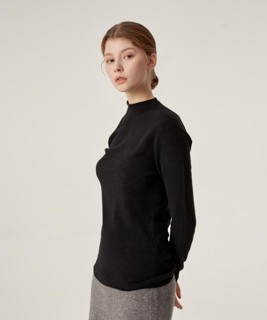 TACET Basic Cashmere Blended High-Neck Knit