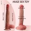 Super Size 11 Inch Realistic Silicone Dildo–Soft Lifelike Penis with G-Spot Stimulating Anal Plug,Non-Electric,Liquid Silicone,Adult Toy for Men&Women