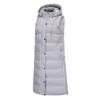 Women’s Coats Hooded Sleeves Long Style Solid Color Vest Quilted Jacket Autumn Winter Thick Warm Outer Wear