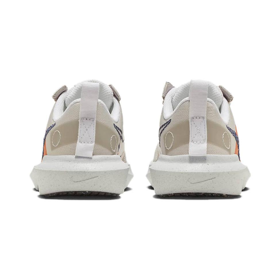 New Nike Crater Impact BP Anti Slip, Slip Resistant Low Top Kids Lifestyle Shoes White Brown Children Aged 3 7 Years Old DB3552-202