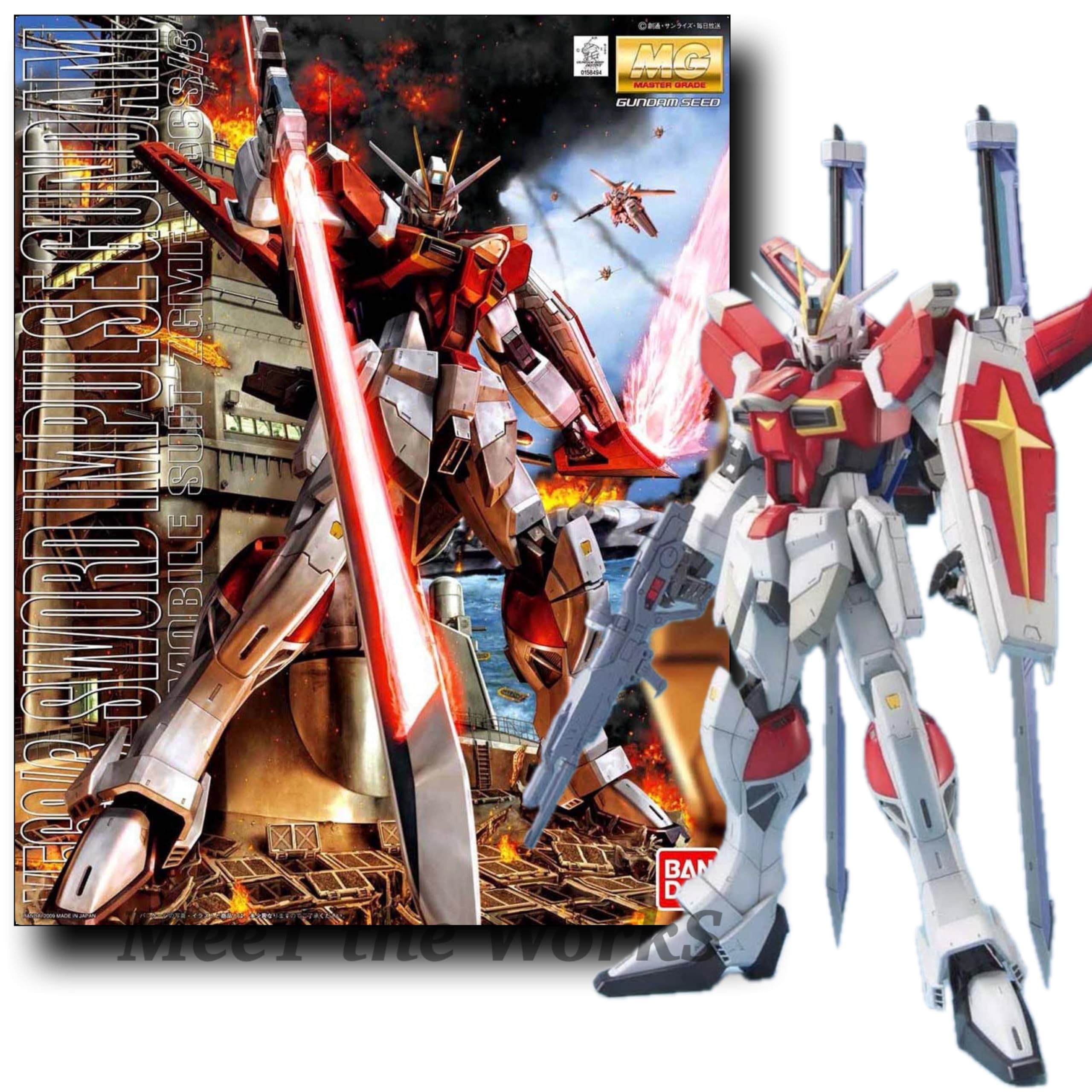 

Пластиковая модель-конструктор Меч Импульс Mobile Suit SEED [MG] 1/100 Предварительно окрашенный
