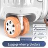 Silicone Silent Luggage Wheel Cover - Universal Replacement Accessory