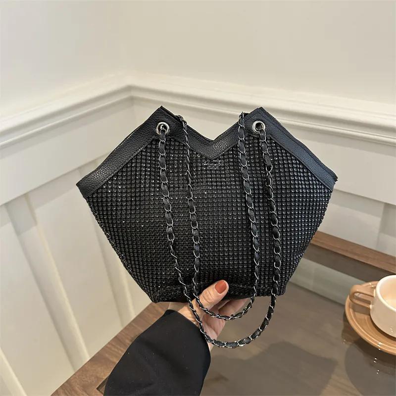 WTEMPO Elegant Large Capacity Soft Single Shoulder Bags Women Casual Versatile Shopping Crossbody Bags