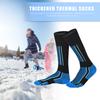 1 Paar Winter Warm Verdickte Skistrümpfe Wandersocken Für Damen Herren Kinder Kälteschutz Outdoor Hohe Sportsocken