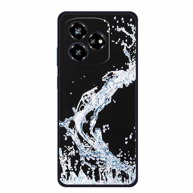 3D Relief Emboss Case For ZTE Axon 60 50 lite Blade A75 A73 4G V60 Design V50 Design 4G Black Silicone Soft Back Cover Case Capa