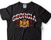 Georgische Flagge T-Shirt: Sakartvelo Nationalstolz T-Shirt