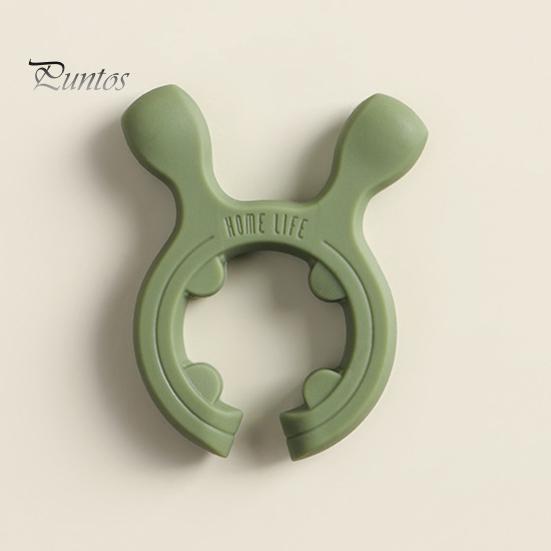 Cooking Utensil Clip 3Pcs Silicone Pot Handle Heat Resistant Spatula Holder Non-Slip Multifunctional Anti-Boiling Spill Steam Vent Kitchen Organizer