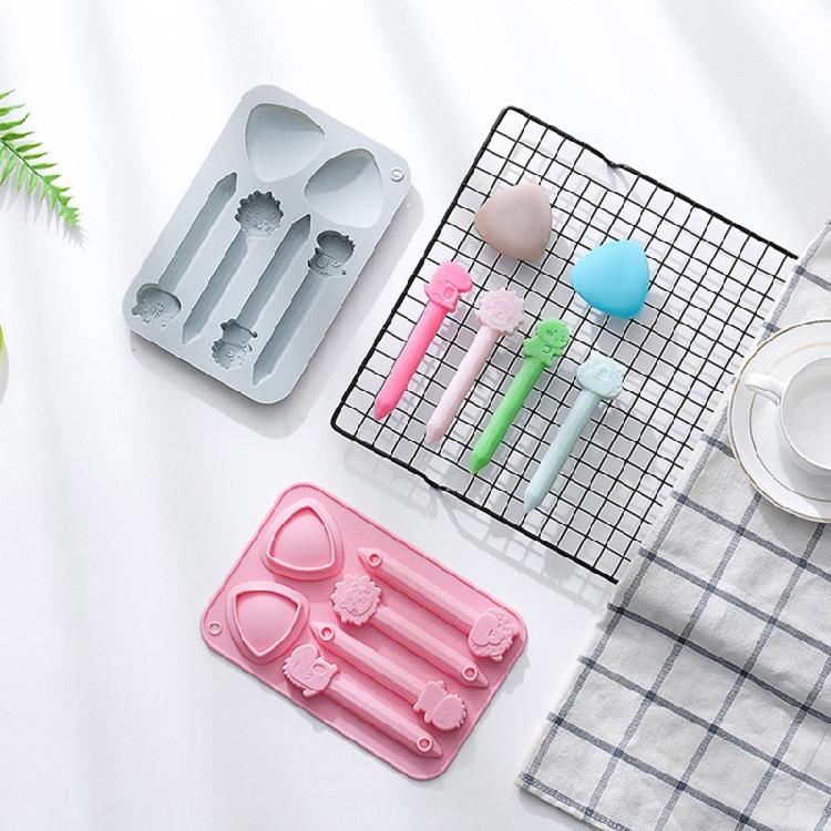 Crayon Mold Chocolate Mold Homemade Paint Brush Silicone Mold Epoxy Resin Molds