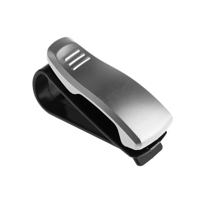 1Pc Universal Car Sun Visor Glasses Holder Clip Sunglasses Eyeglass Clip Plastic Ticket Receipt Card Clip  Auto Accessories
