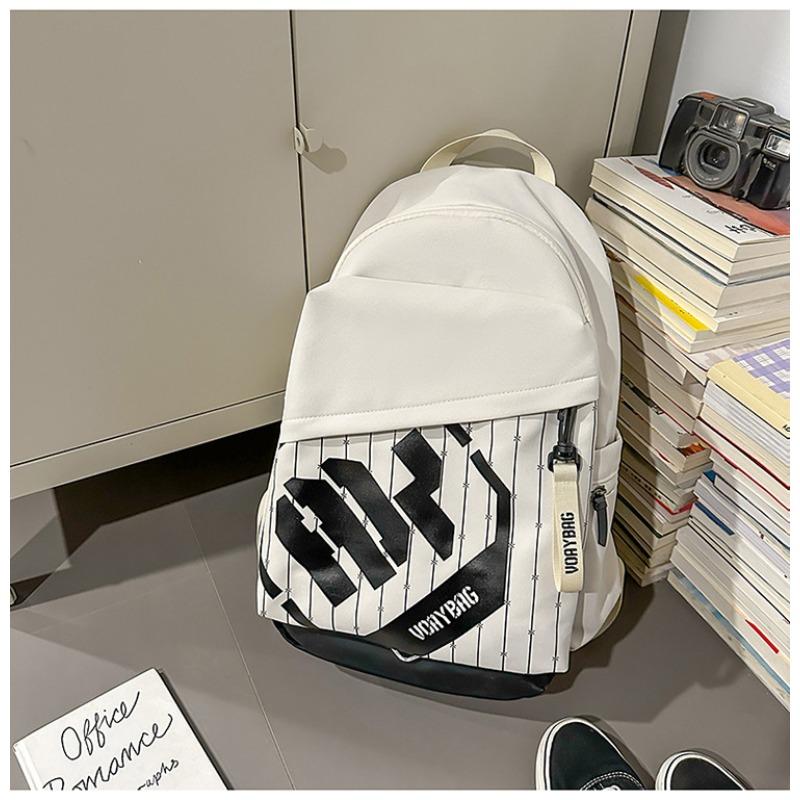 New high-value retro trendy cool niche design backpack couple lightweight large-capacity backpack