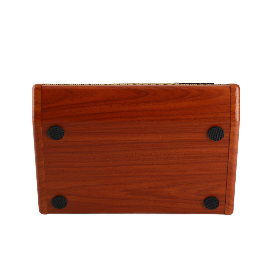 25W Portable Acoustic Guitar Amplifier Rechargeable Amp Wireless BT Speaker Indepedent Reverb Volume Tone Bass Treble