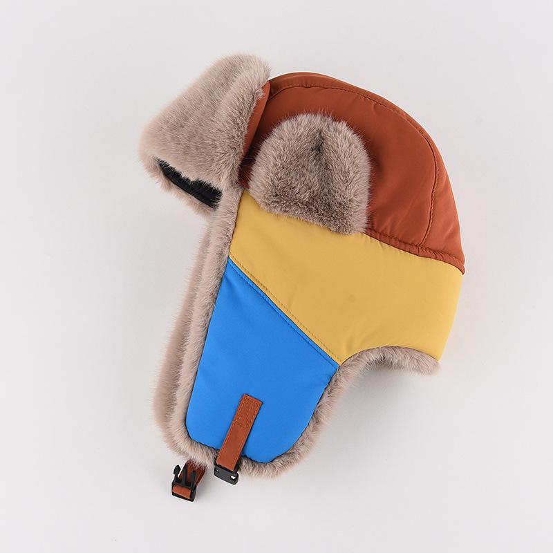 Chapeau assorti homme hiver chaud protection oreilles chapeau épais en coton version coréenne extérieur ski cyclisme froid chapeau volant