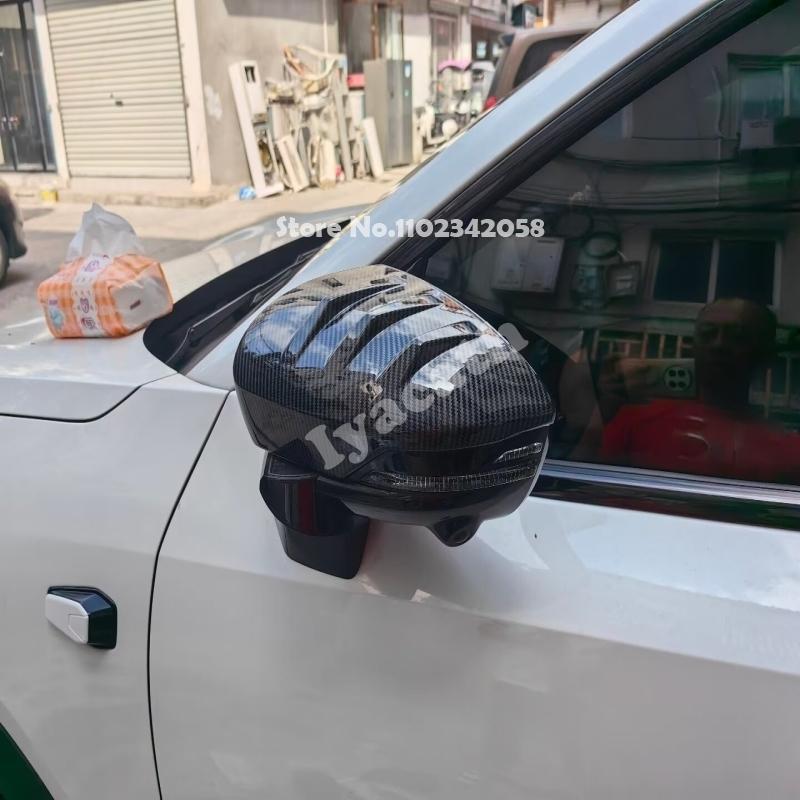 RHD LHD  For Changan Deepal S07  2024 ABS BLACK Exterior Side Mirror Cover Rearview Mirror Cap Reverse Mirror Shell Sticker