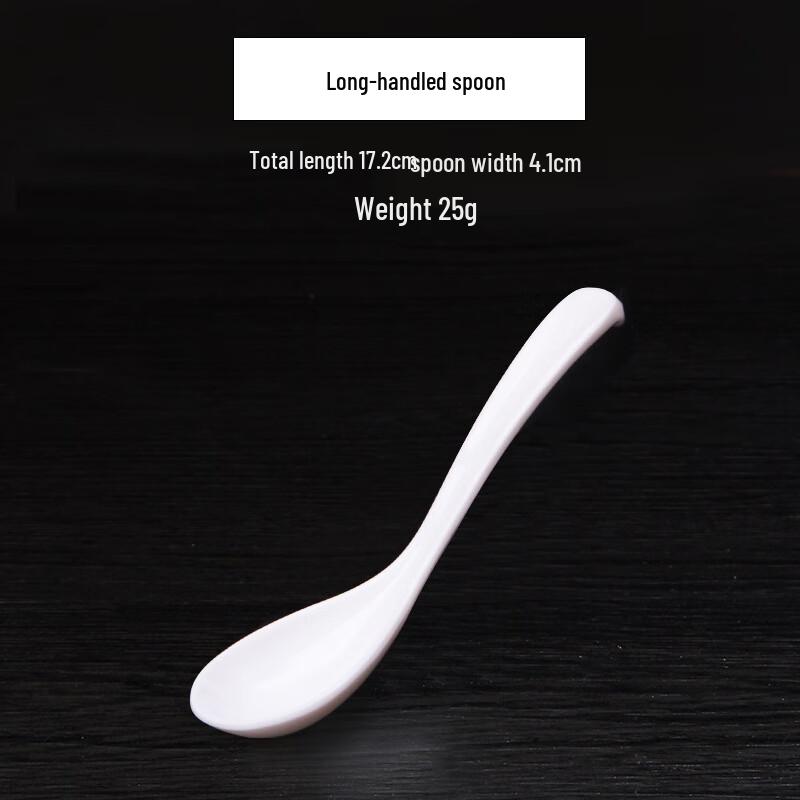 Jingyu Melamine Long Handle Soup Spoons