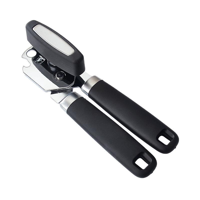 Heavy Duty Stainless Steel Can Opener Beer Bottle Opener Non-Slip Handle Kitchen Utensils Large Can Opener For Restaurants