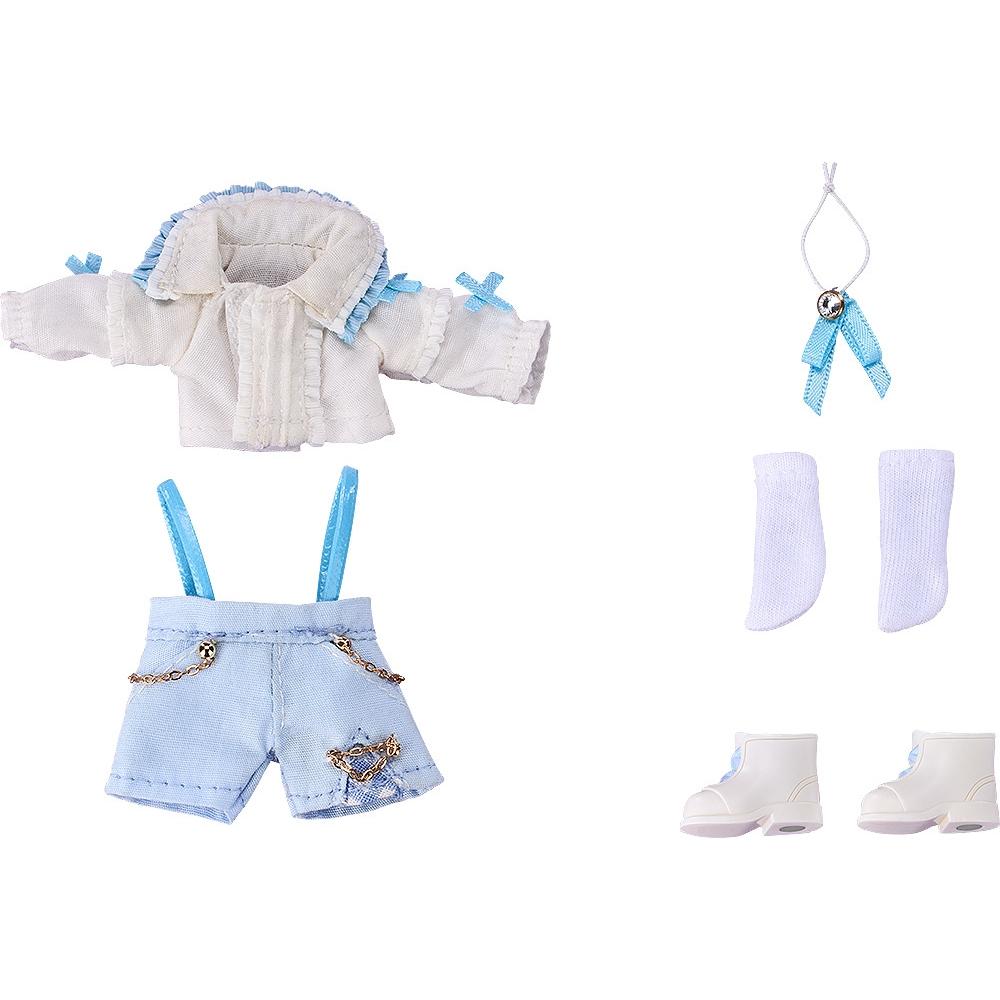 

Nendoroid Nendoroid Doll Outfit Set Suspender Shorts Set White Blue