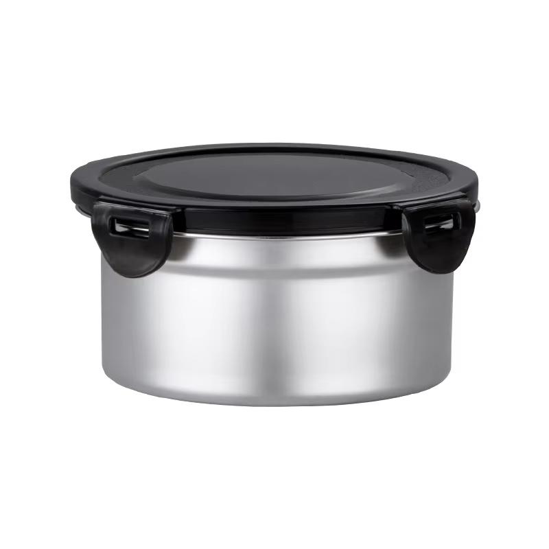 Three Piece Set of 304 Stainless Steel Sealed Lunch Box, Bento Box, Instant Noodle Bowl, Preservation Box, Food Storage Box