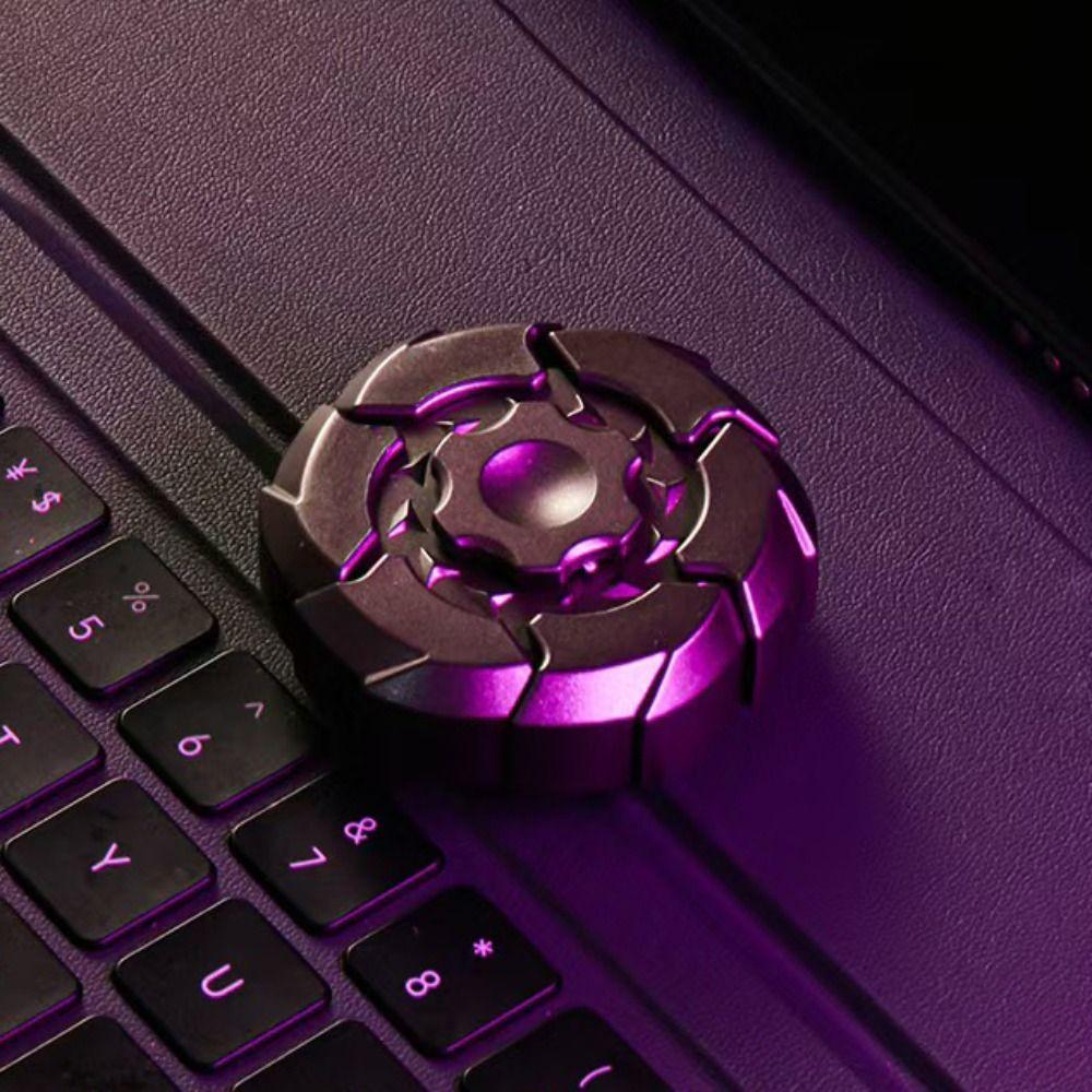 Silent Bearing Spinning Top Luminous Gyroscope Toy Creative Luminous Fidget Spinner  Children's Toy