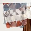 High value, simple and creative, geometric printed silk scarf, women's trendy and fashionable, high-end air-conditioned room temperament shawl
