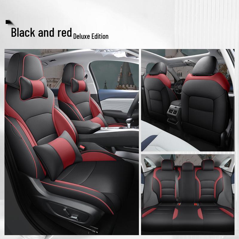 Xingrui Universal Leder Autositzbezug - Vier Jahreszeiten, Vollumfassend, Fünfsitziges Kissen.