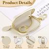 Genuine Leather Car Key Fob Universal Car Key Zipper Key Case Bag for Men and Beige [uxcell] Case, Holder, Women,