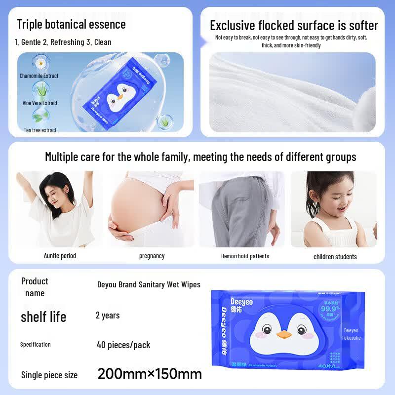 DeYou Wet Wipes & Baby Swimming Wash Bundle