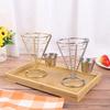 1Pcs French Fry Stand Cone Basket Holder For Fries Fish And Chips And Appetizers