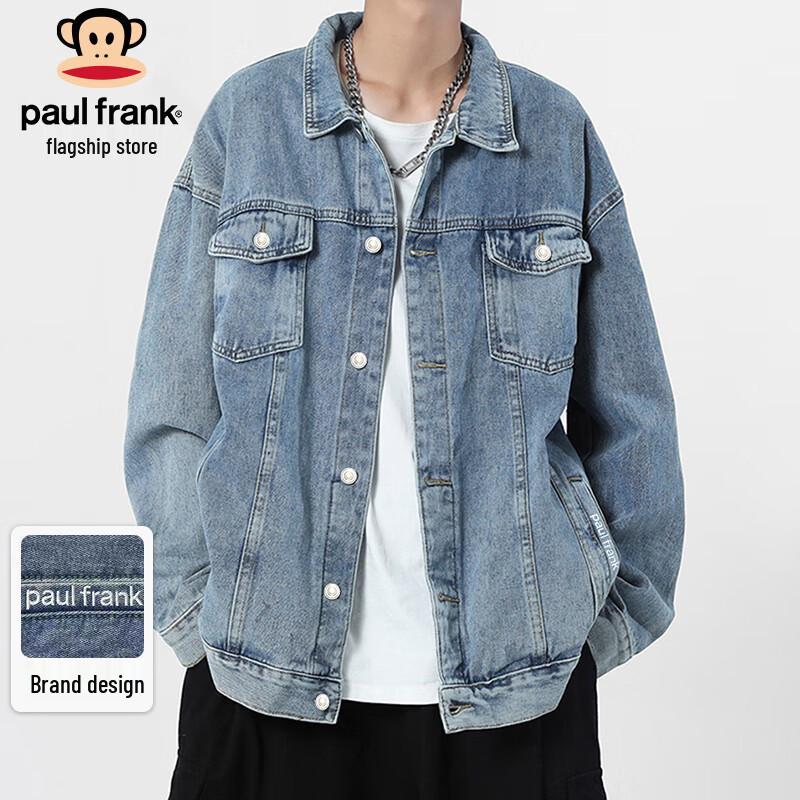 Paul Frank Men's Retro Loose Fit Denim Jacket