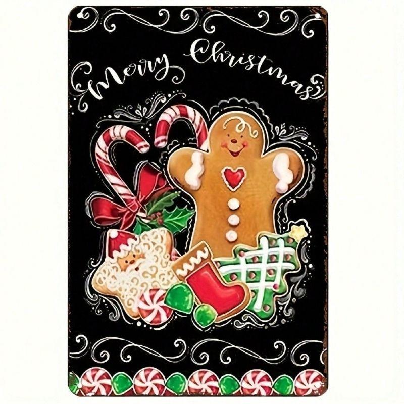 Retro Funny Theme Tin Paintings for Living Room Bedroom Kitchen Wall Decor