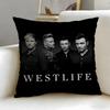 Classic Band Westlife Cushion Cover Soft  EasyWash Pillow Case  Versatile for Couch Bed Travel and Office