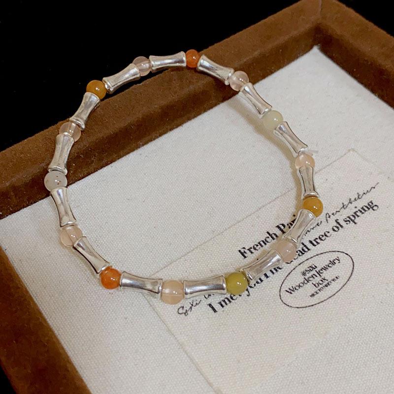 2024 Hot-Selling Women's Luxury Natural Stone Beaded Bracelet - Ethnic Chinese Style